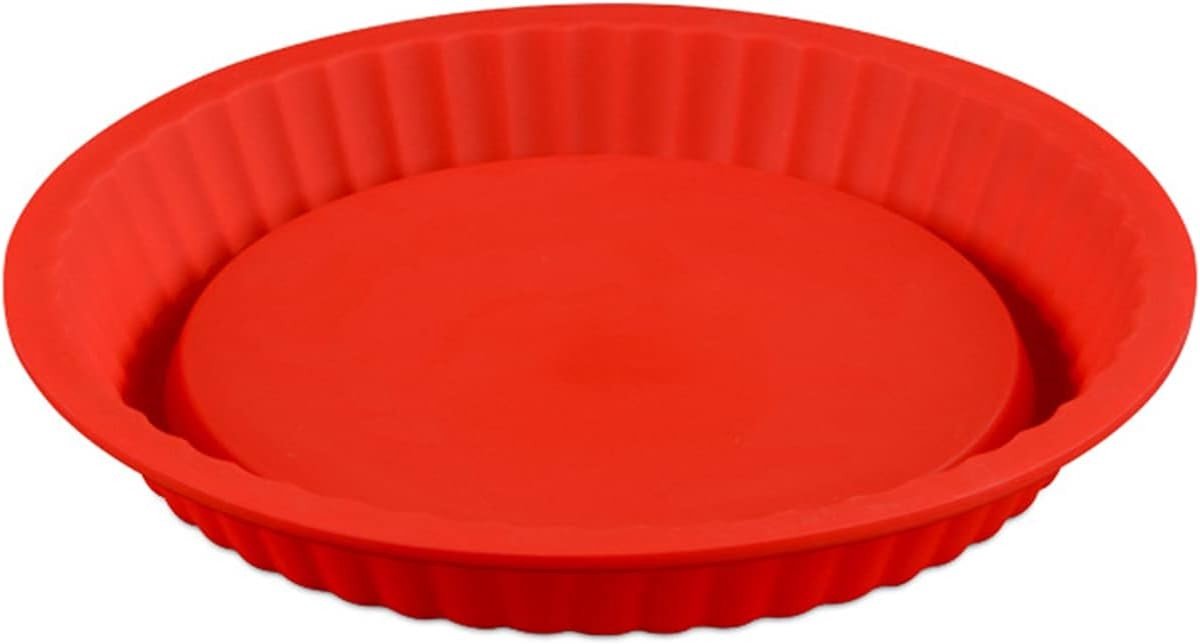 Ronde Silicoon Bakvorm voor Taarten, Quiches en Pizza's - BPA-vrij, Ideaal voor Bakken en Ovengebruik
