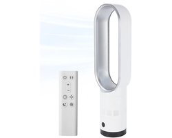 Pelor Bladloze Torenventilator 24 Inch – Luchtreiniger met Koelfilter – 10 Snelheden – Stille Modus – Wit – Veilig & Energiezuinig