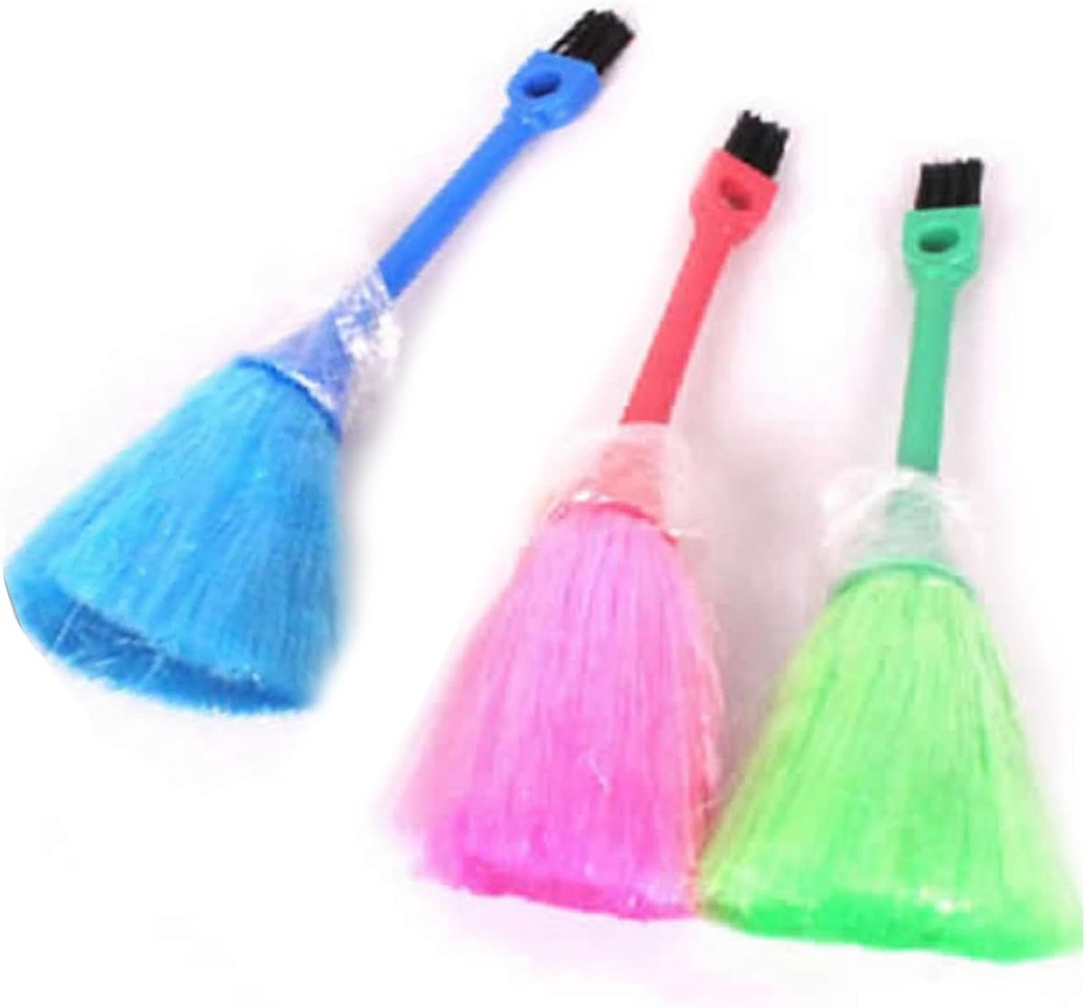 3-pack Fluffy Microfiber Keuken Duster - Mini Stofdoek en Laptop Cleaner Tool voor Effectief Stofvrij Maken
