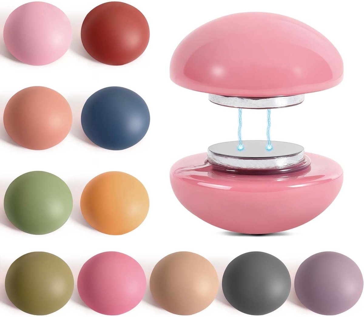 Kleurige Mini Magneten Set van 24 Stuks, Schattige Ronde Magneten voor Koelkast en Whiteboard, Perfect voor Pinborden en Creatieve Projecten