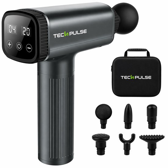 Techpulse Massage Gun Professioneel - 30 Snelheden - 6 - Techpulse - €32,95