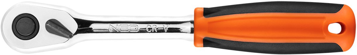 NEO 08-524 - Ratelsleutel - 45 Tanden - 200 mm - Ergonomische Handgreep