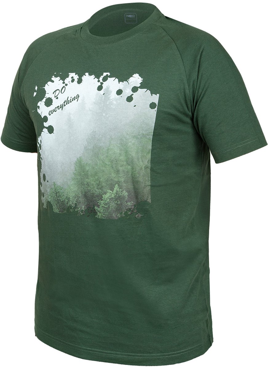 NEO TOOLS Outdoor T-shirt Bosprint Oliijfgroen Olijfgroen