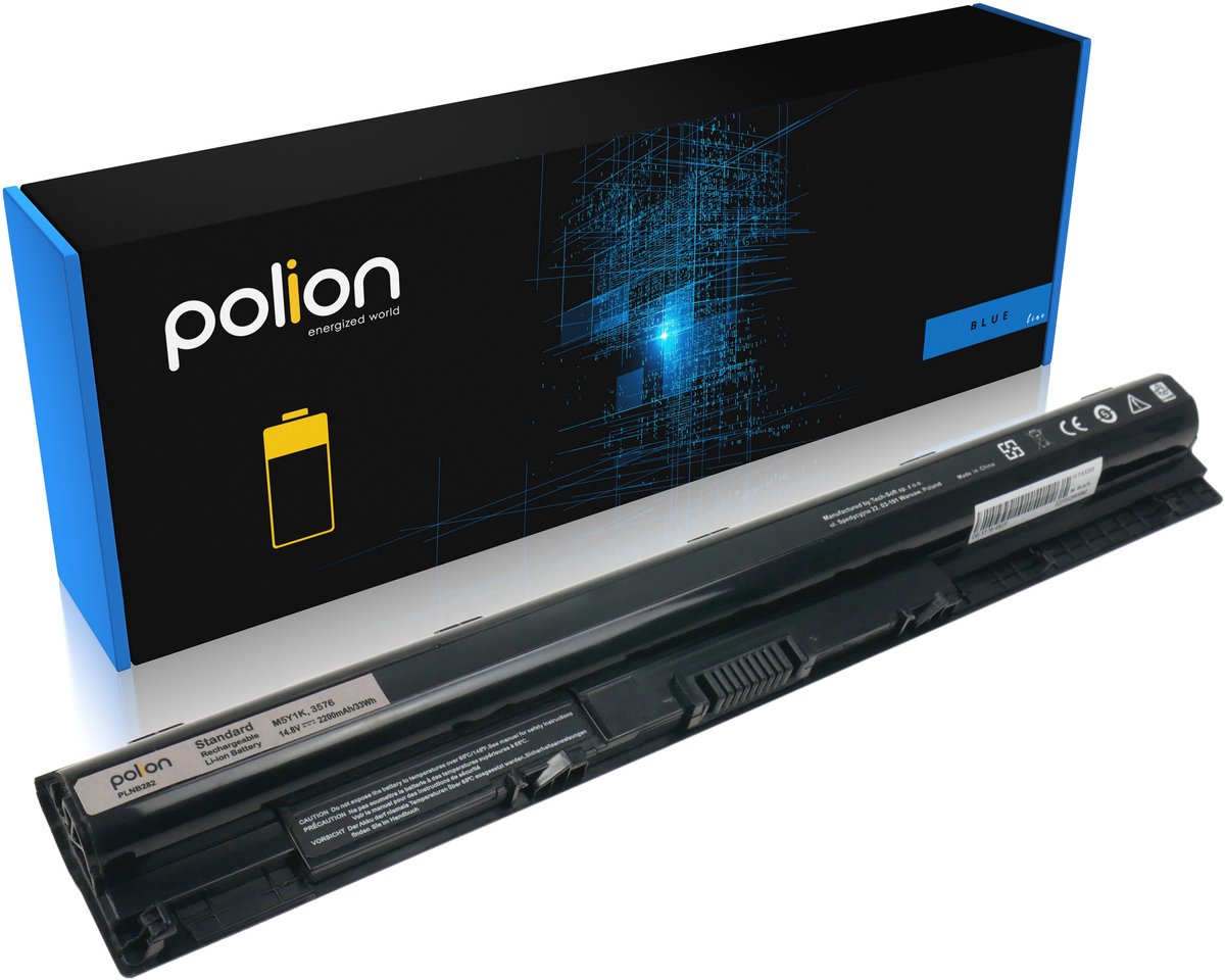 POLION Serie - Laptopbatterij voor DELL - 2200mAh - 4 Cell - Li-Ion