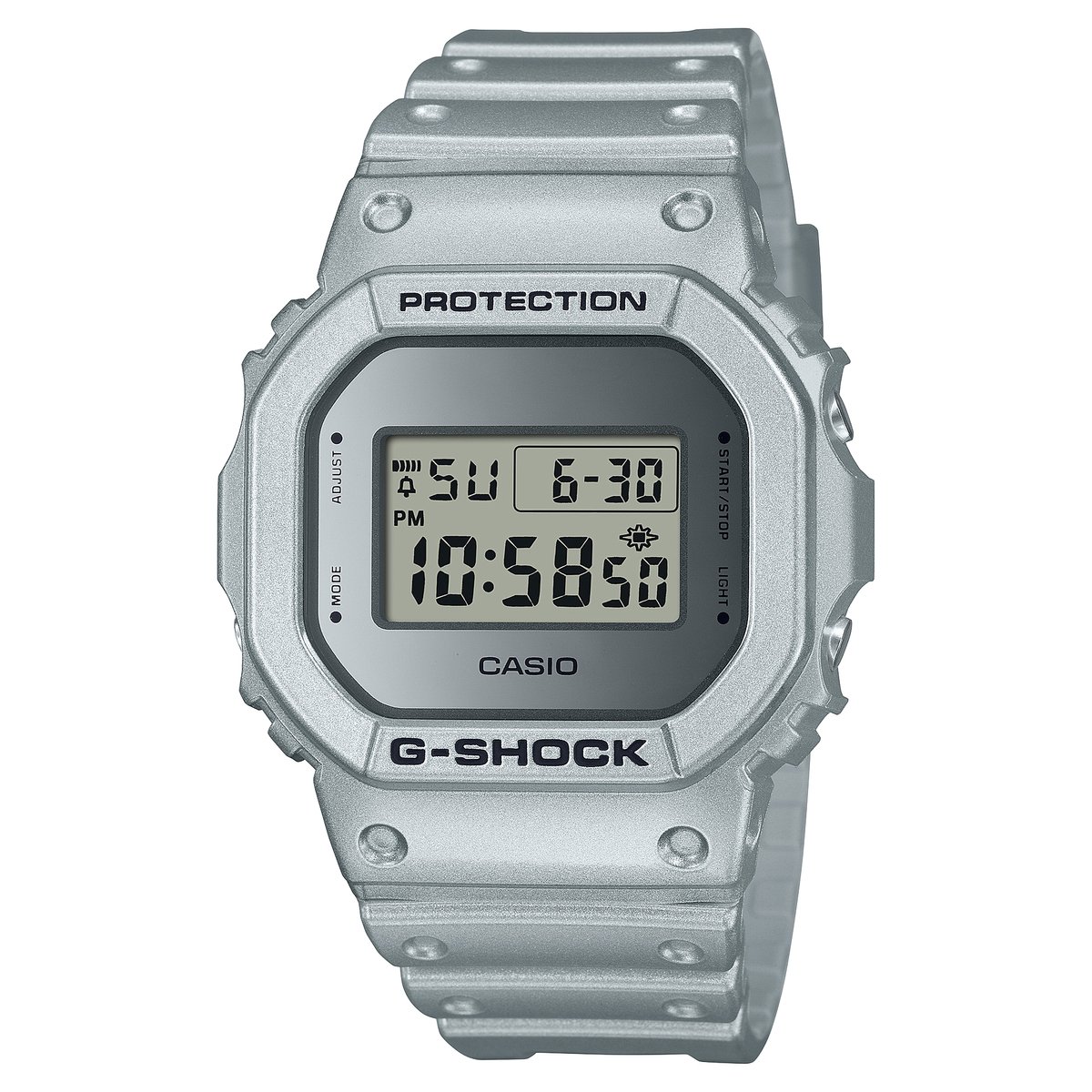 Casio G-Shock DW-5600FF-8ER Horloge - Kunststof - Zilverkleurig - Ø 38.5 mm