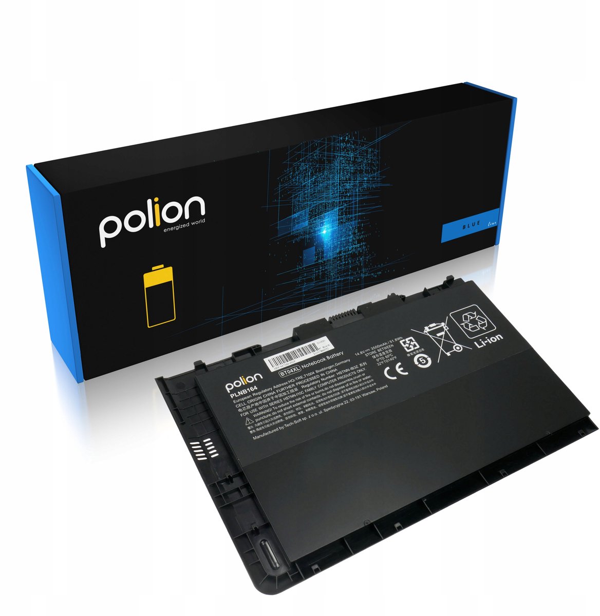 Polion EliteBook Serie - Laptopbatterij - 3500mAh - Compatibel met HP - Li-Ion