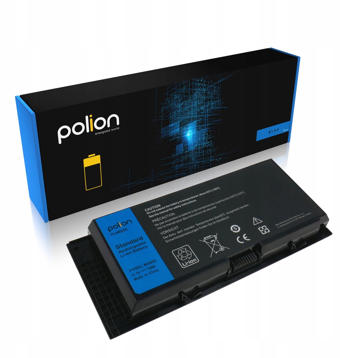 POLION - Bateria voor DELL Precision - 6600mAh - Li-Ion - 9 cellen