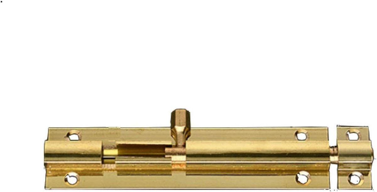 Antieke 5 Inch Koperen Bolts Barrel Slide Lock met Schroeven voor Badkamer, Toilet en Schuifdeuren, Duurzaam en Stijlvol Design