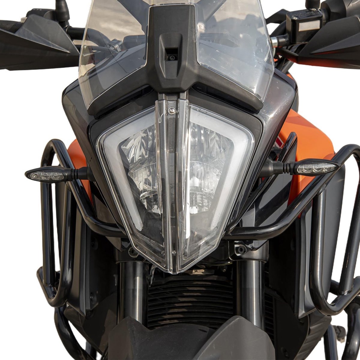 Hoogwaardige Bescherming voor Motorfiets Koplamp - Transparante Lensbescherming voor K.T.M 390, 790 en 890 Adventure 2019-2022 - Duurzaam en Schokbestendig Accessoire