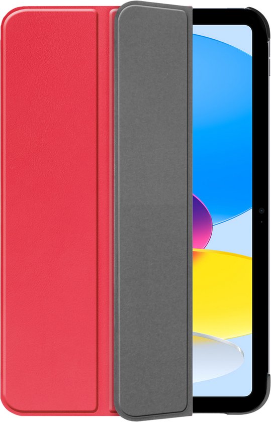 Just in case Smart Tri-Fold Apple iPad (2025/2022) Book Case Rood