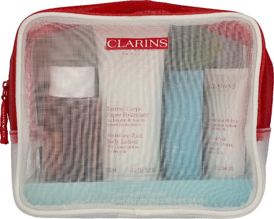 Clarins Head-To-Toe Moisturizing Essentials Travel Set 260 ml