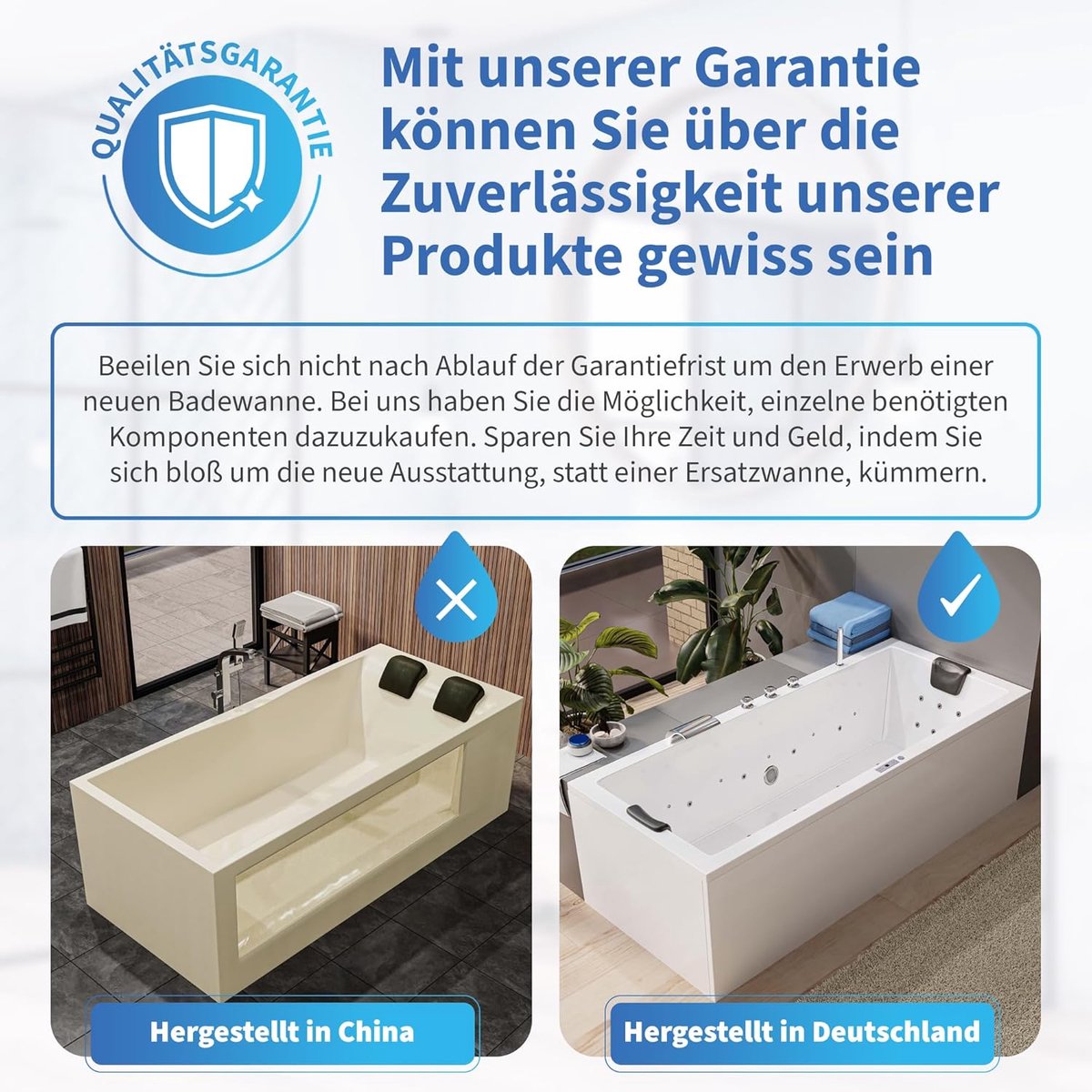 Whirlpool bad Relax Basic 170x75 cm – Luxe hoekbad / vrijstaand spa bad voor 2 personen – 14/16 hydromassage jets, LED chromotherapie verlichting, acryl badkuip – Made in Germany – Wellness jacuzzi bad – ABTkantoor