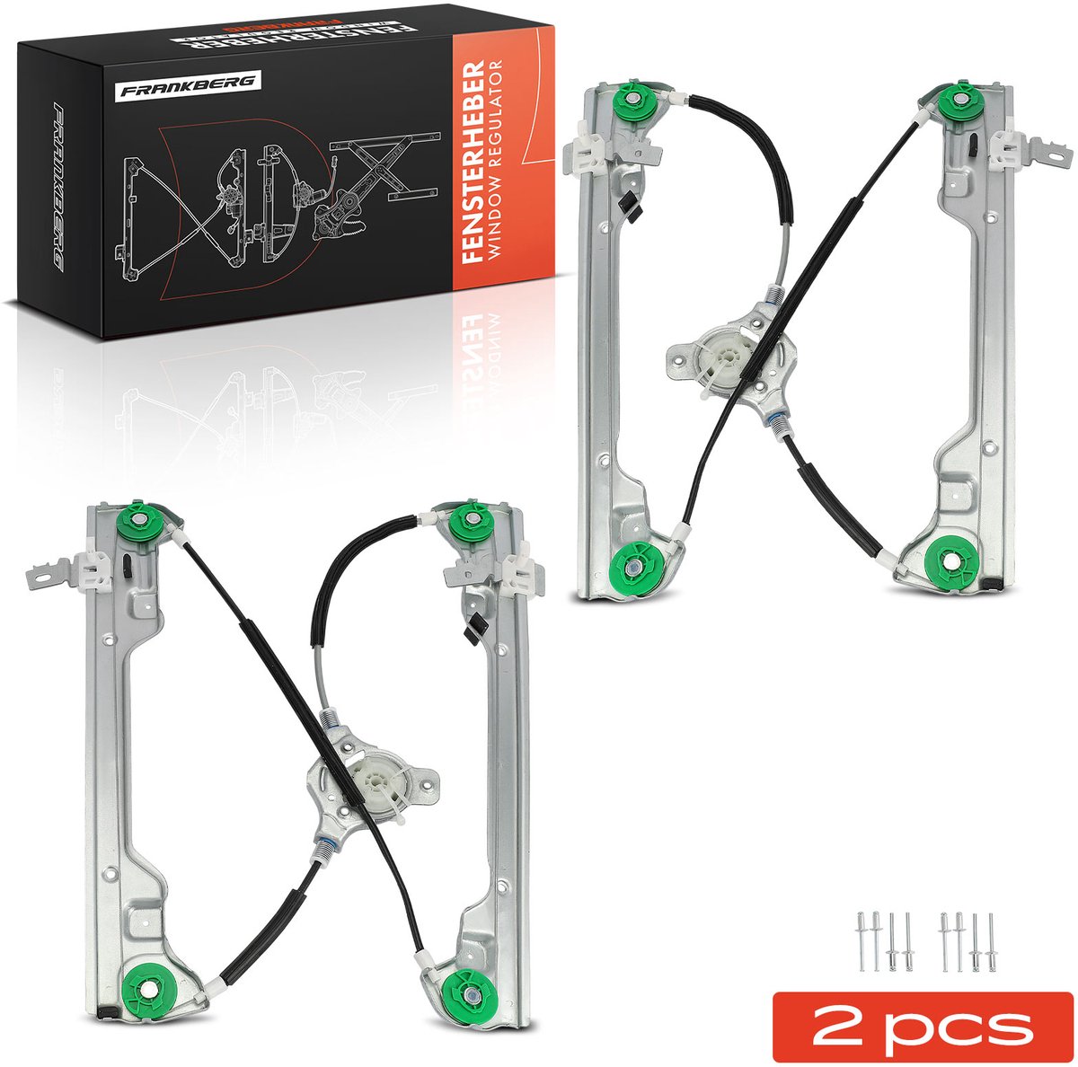 Frankberg 2x Raambediening Voor voor Nissan Primera Hatchback P12