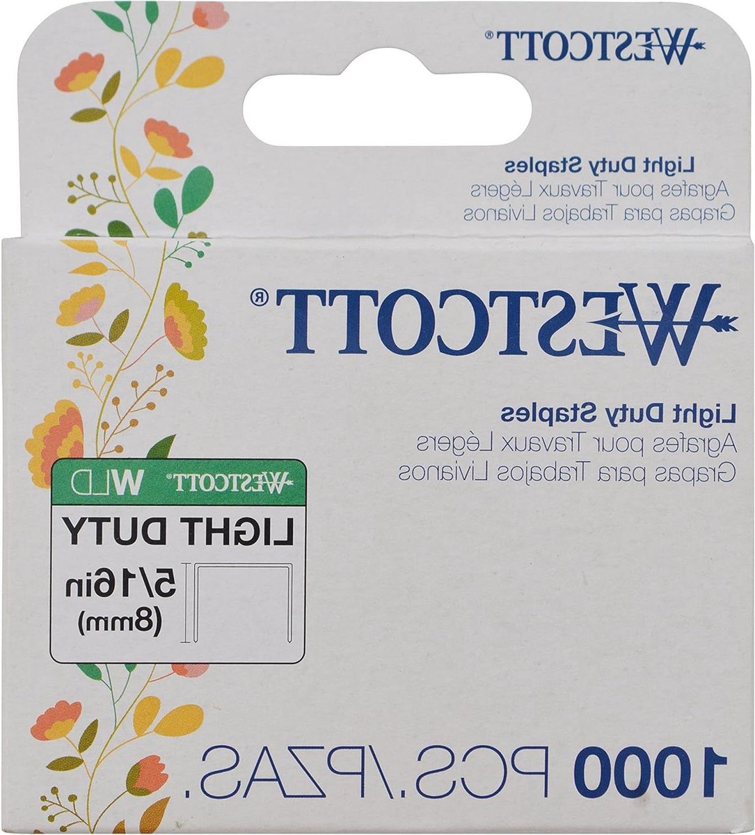 Lichte nietjes - Kantoor nietjes - Papier bevestigen - Roestvrij staal - 8 mm 1000 stuks - Zilver