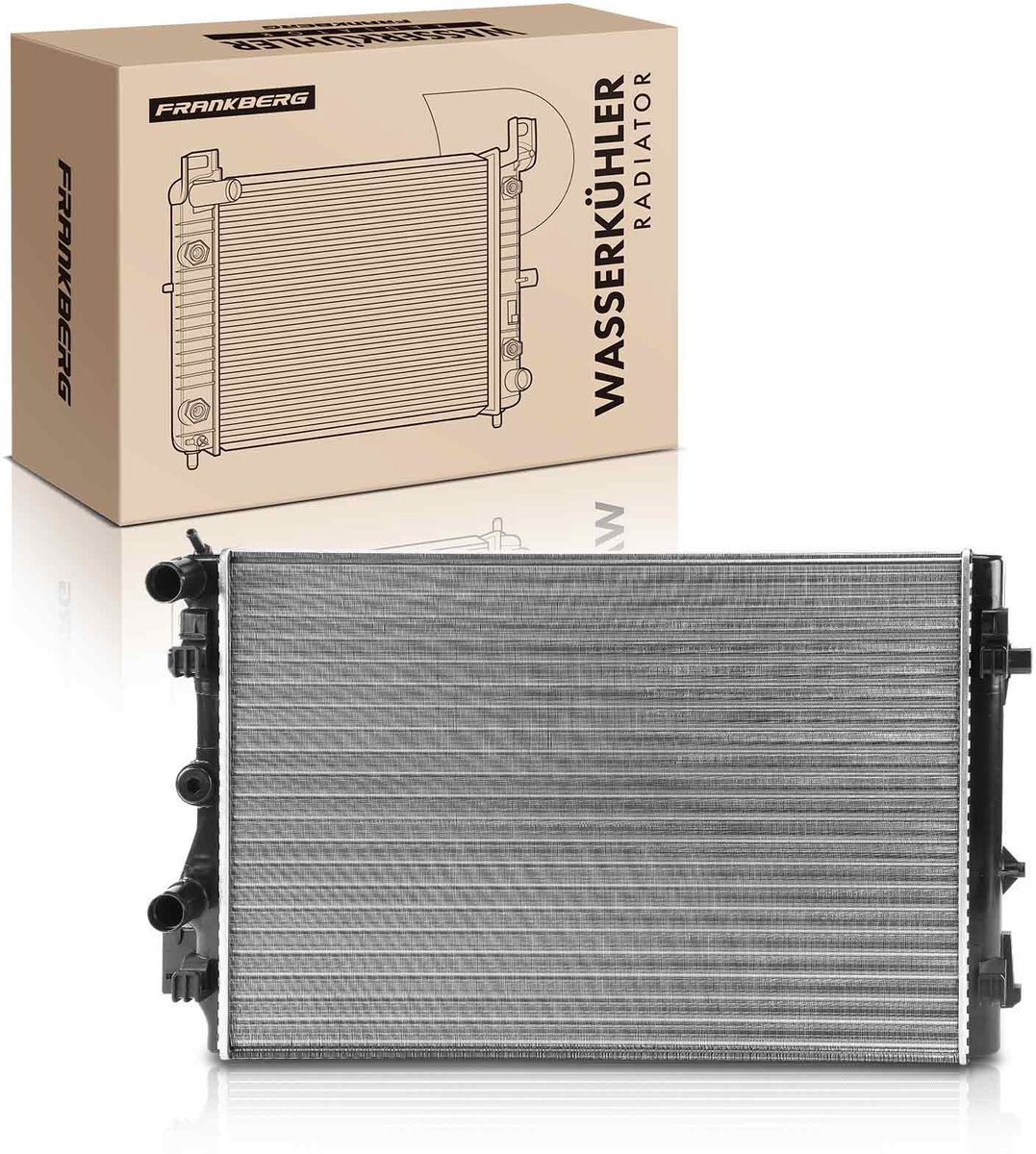 Frankberg 1x radiator waterkoeler motorkoeler voor VW
