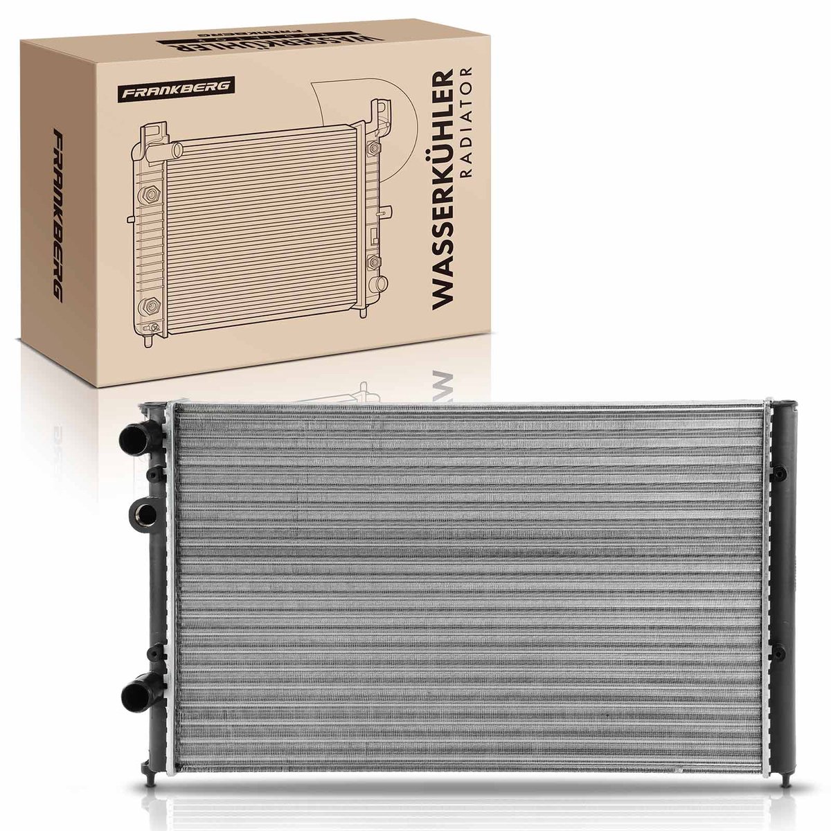 Frankberg 1x radiator waterkoeler motorkoeler voor VW