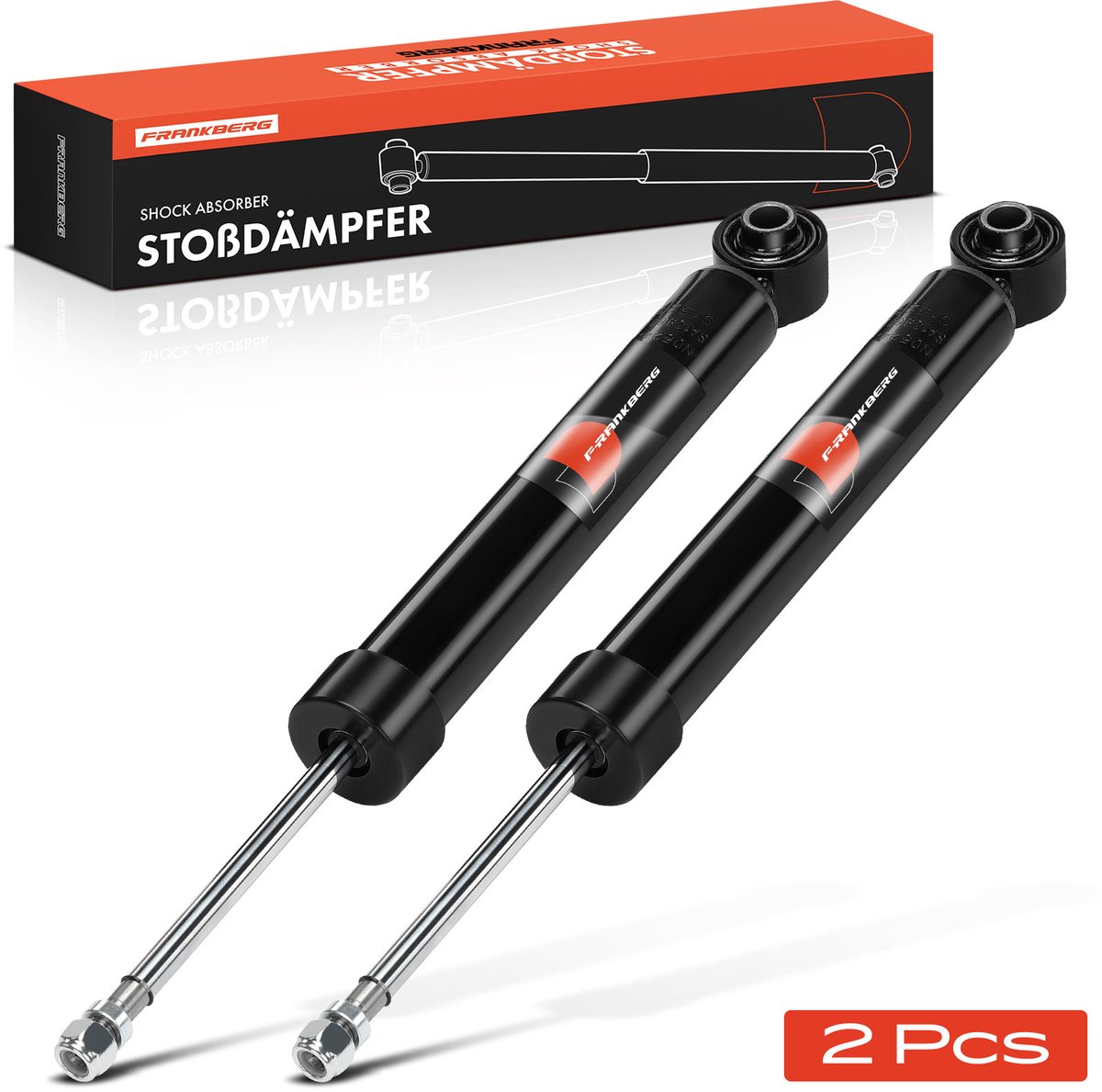 Frankberg 2x schokdemper achteras voor Opel