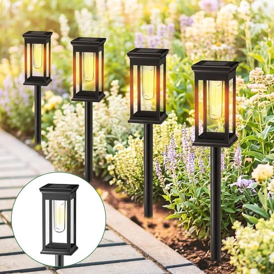 YZYOE Zonne-energie Pinecone Eekhoornlicht, tuin decoratie hars