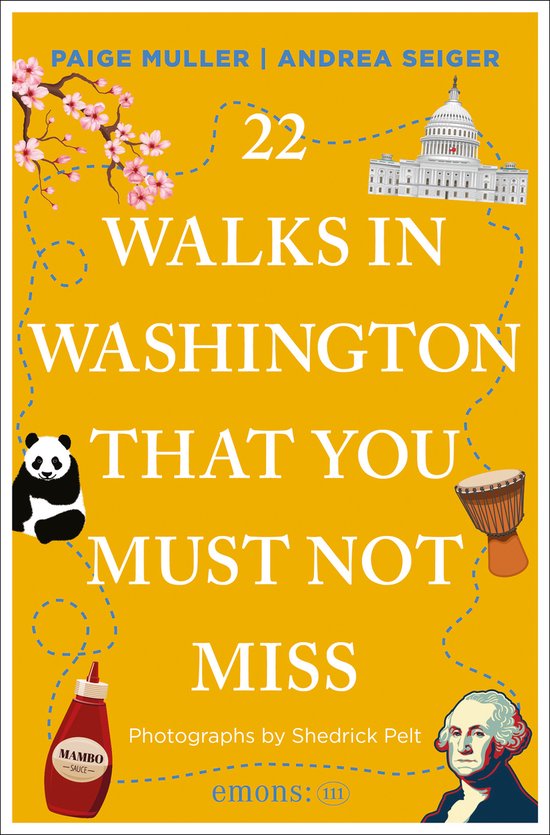 111 Places- 22 Walks in Washington, DC That You Must Not Mis ... - cover