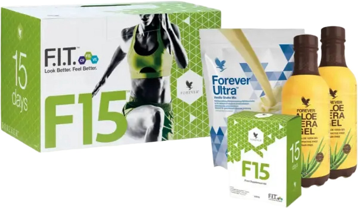 Forever Living F15 Vanilla - voedingsprogramma met vanilleshake – Origineel product