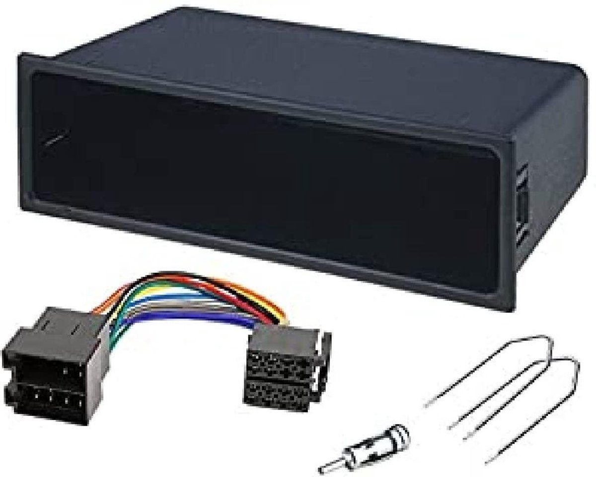 Radiopaneel Frame - Autoradio Inbouwset - Auto Radio Monteren - Inclusief Adapters Sleutels - 1 DIN - Zwart