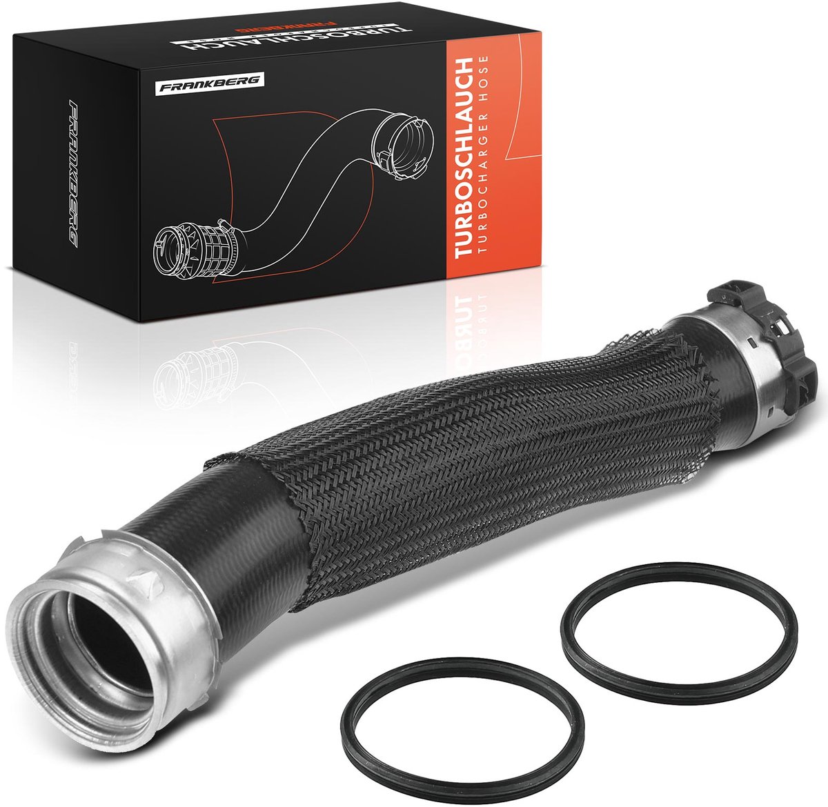 Frankberg 1x Koelslang Turbo Ladeluchtkoeler voor BMW 1er E88