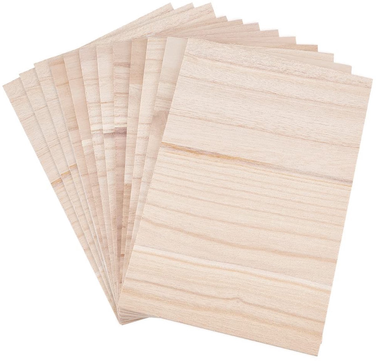 Golden crown - Houten Karate Brekplanken - Taekwondo Trainingsaccessoire - 12 Vellen - 29,6x20cm - Punching Houtplanken - Geschikt voor Karate - 3,5mm