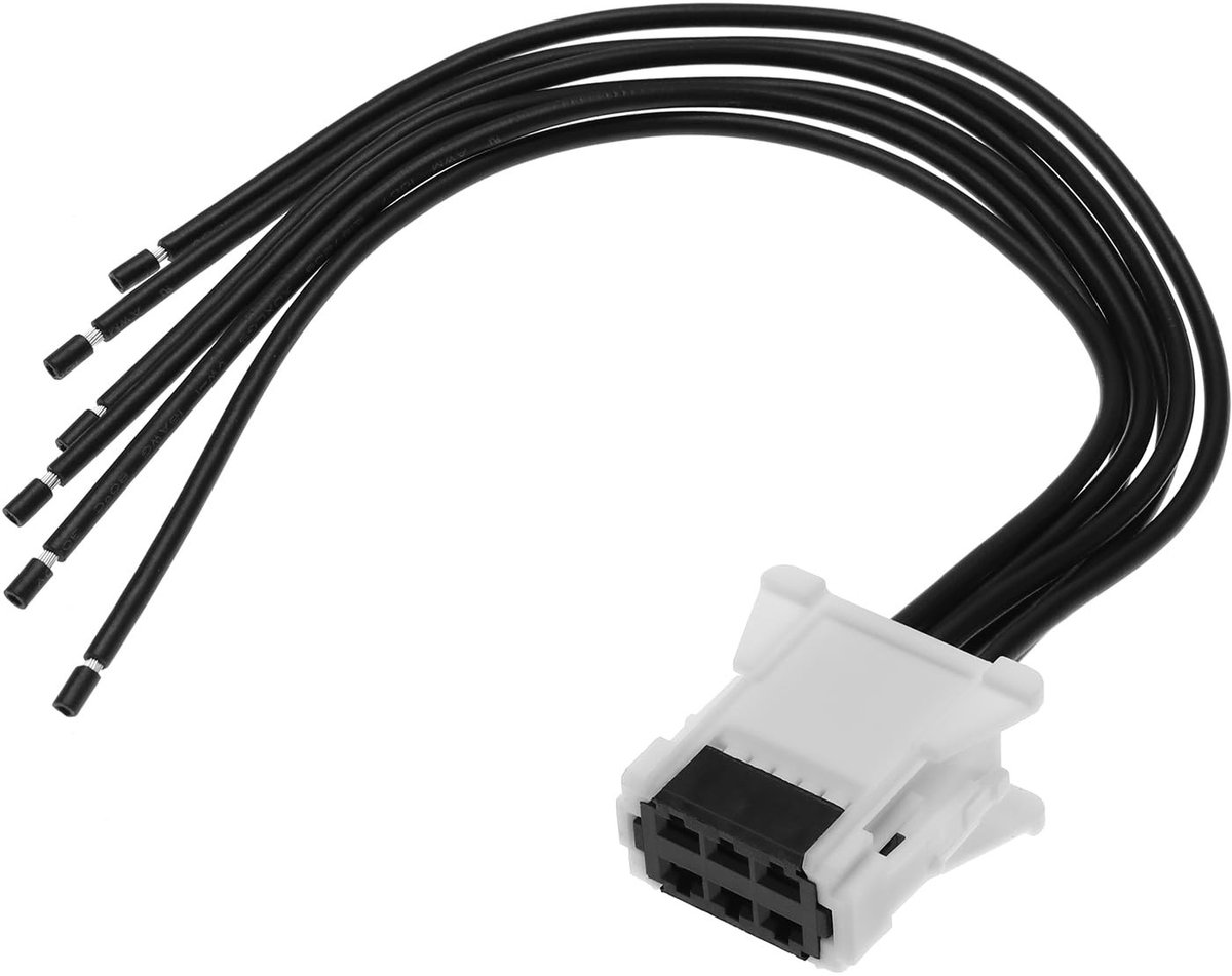 Store_8 - Kabelboom voor autoweerstand - Reparatie kabel - 20 cm - Geschikt voor Citroen Xsara Picasso en Peugeot 206 - ABS kunststof - 6-pins harnas