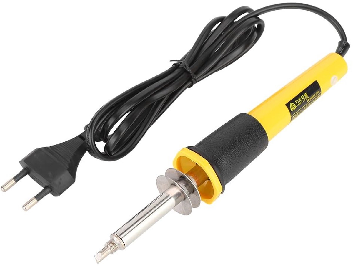 VT Goods - Elektrische pyrograaf - Houtgraveren - Ergonomische rubberen handgreep - 40 W - Leer graveren - Veilig en duurzaam - Geschikt voor hobbyi..