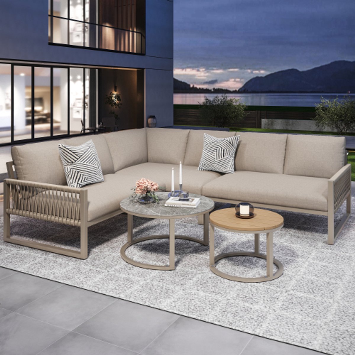 lounge-set-6-7-personen-beige-verzinkt-ijzeren-frame-verstelbare-poten-incl-kussens