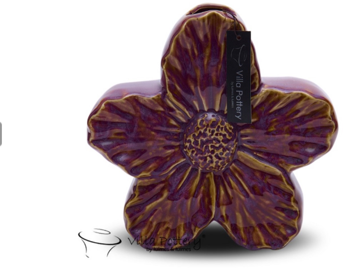 Villa Pottery Vaas - Villa Pottery - Decoratie - Woondecoratie - Keramiek - Voorjaarscollectie - Olivia 1_4 Purple Pink Paars