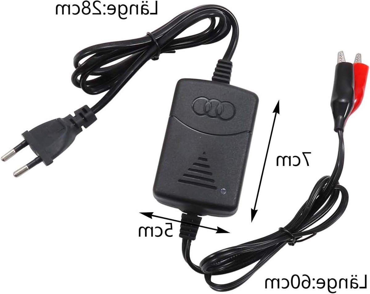 Batterij Oplader - Intelligente Lader - Accu's Opladen - Drietraps Laadproces - 2 Stuks 12V - Groen Rood
