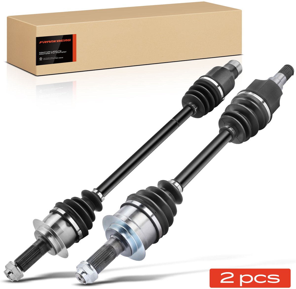 Frankberg 2x Aandrijfas Vooras voor Fiat Sedici FY Suzuki SX4 EY GY