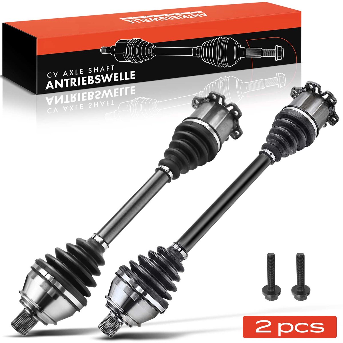 Frankberg 2x Aandrijfas Vooras voor Audi A6 Allroad 4FH C6 4F2