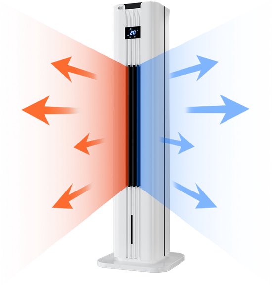 Progenion PR-51CWHH 5-in-1 Klimaatapparaat Verwarming Koeling Ventilatie Luchtbevochtiging Luchtreiniging