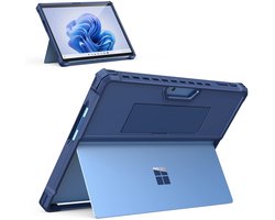 ONF3 - Robuuste Hoes - Bescherming voor Microsoft Surface Pro - Ergonomisch Handvat - Blauw - Geschikt voor Type Cover Keyboard - Duurzaam en Pr...