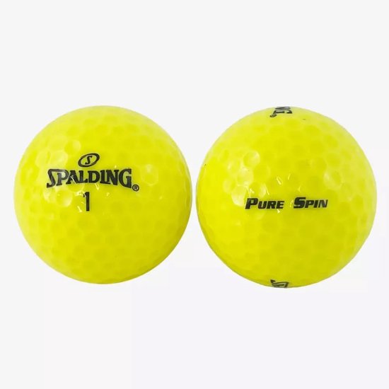 Golfballen Set - Sportballen - Sporten Buiten - Synthetisch Materiaal - 12 Stuks - Geel — afbeelding 2