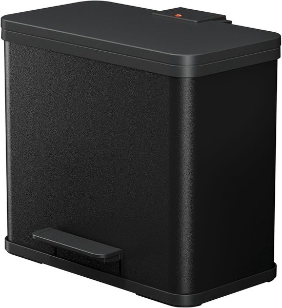 Hailo Öko Duo Plus L Prullenbak - 17L + 9L - Zwart