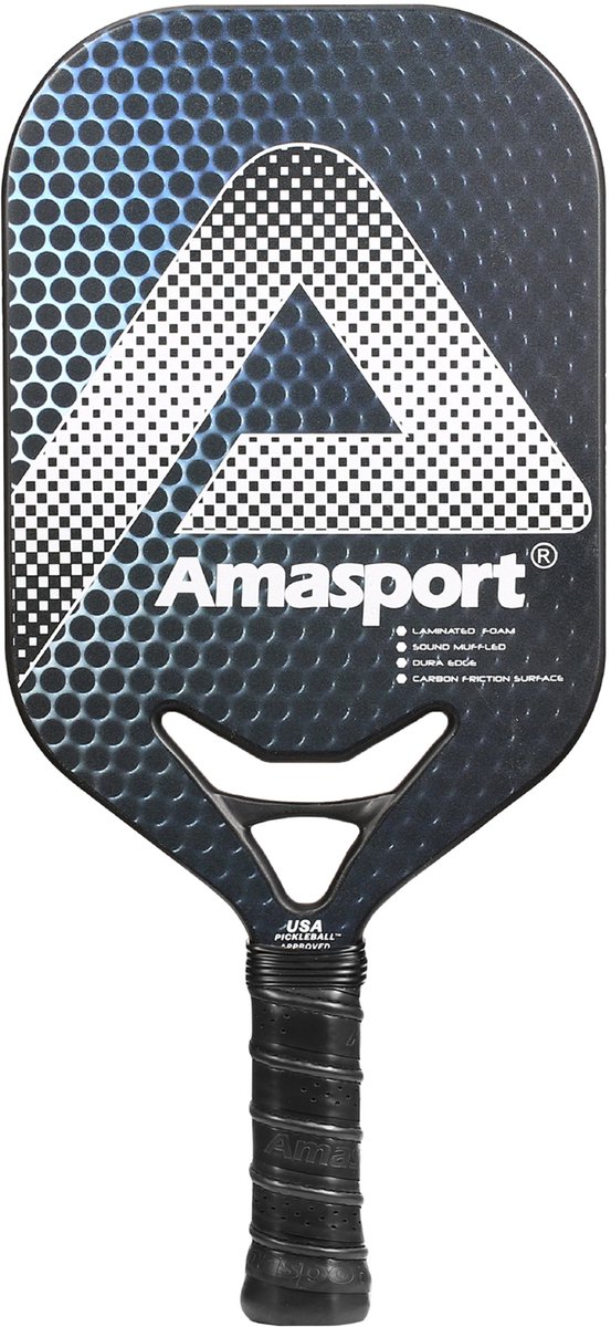 Pickleball Paddle JP80-1 Zilver – Carbon Paddle – Power & Control – AMA Sport