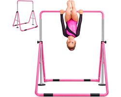 Inklapbaar Turnrek - Klimrek - Verstelbaar in 4 hoogtes - Rekstok - Duikelrek - Kinderen - Peuter - Voor buiten en binnen - Klimboog