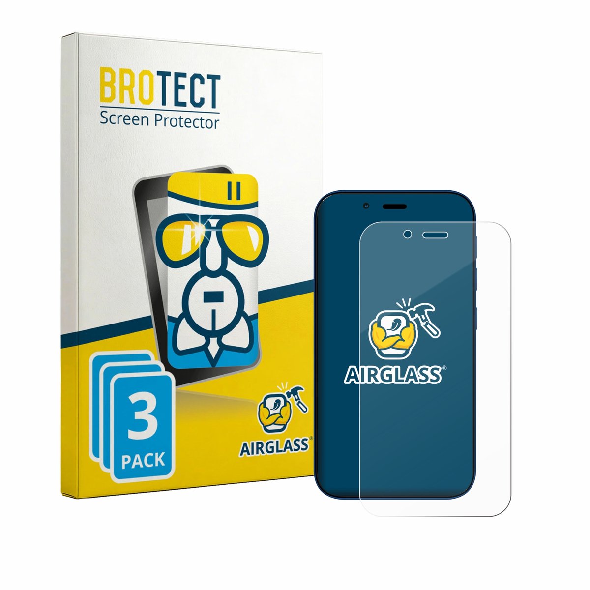 Screenprotector 3 Stuks voor Hisense U964 Beschermglas transparant