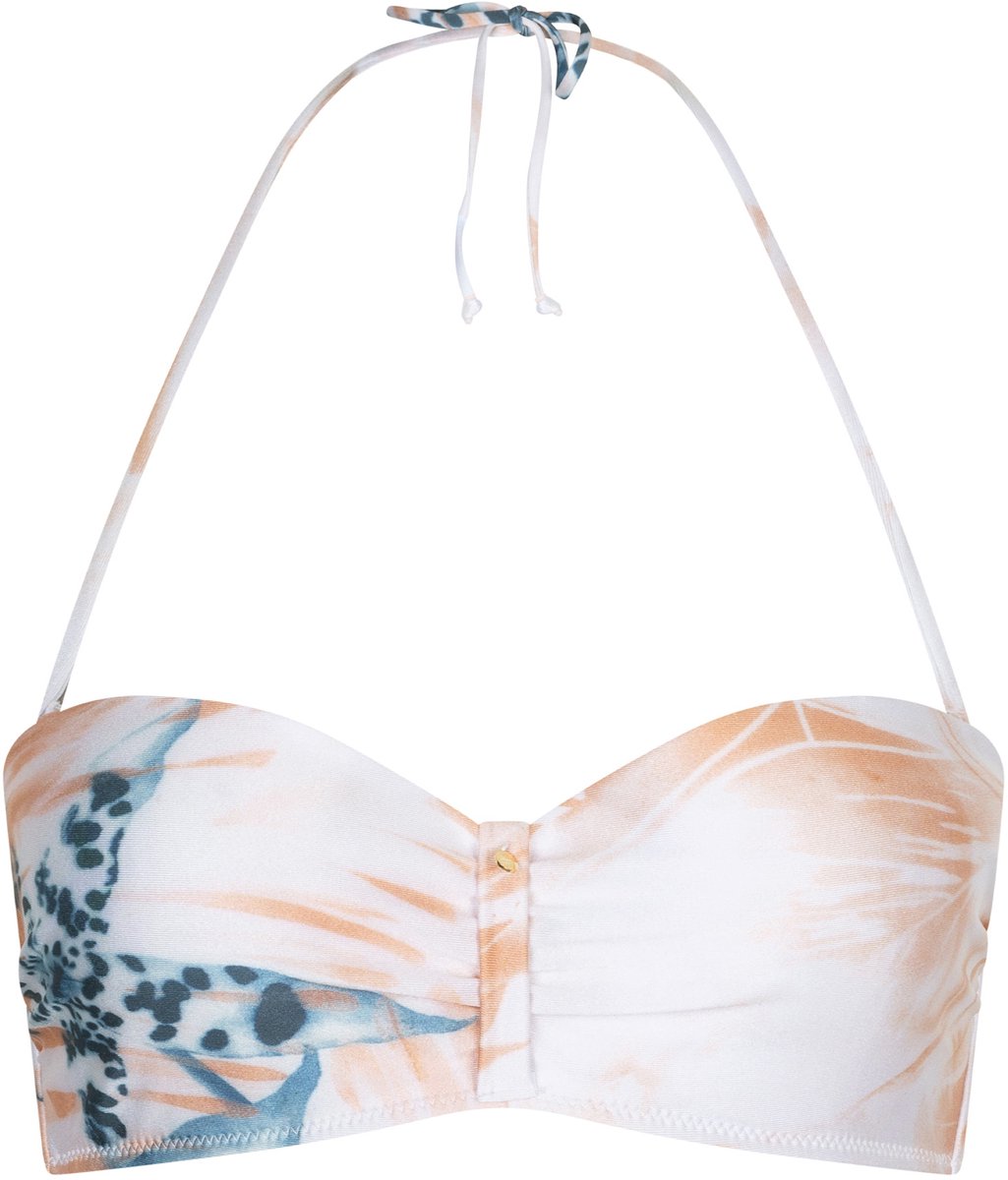 Chic by Lirette - Bandeau bikini top Contadora - Champagne - 36