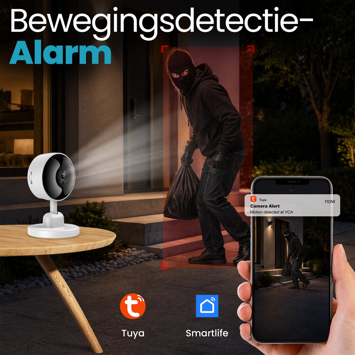 RaviSoll Babyfoon Camera - Wifi, Nachtvisie, Bewegingsdetectie thumbnail 3