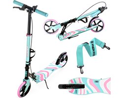 RAVEN Zea Mint/Roze 200mm Step met rem, bel en bidonhouder