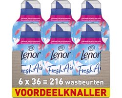 Lenor Fresh Air Wasverzachter - Fleurige bloesem - 6 x 36 Wasbeurten