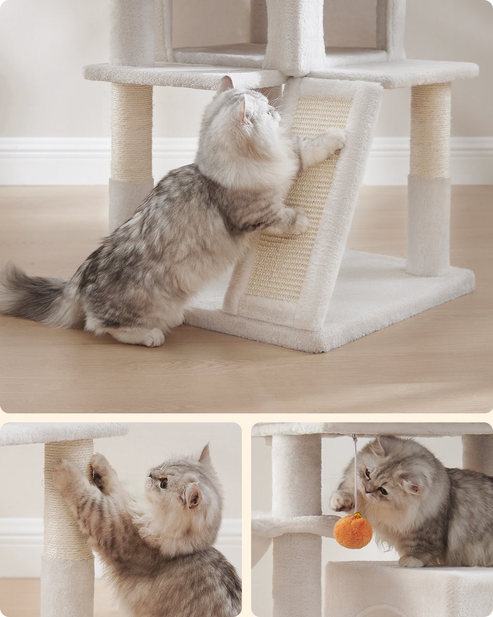 Feandrea - Krabpaal - Kattenboom - Voor Katten - Groot Platform - Stevig en Comfortabel – foto 2
