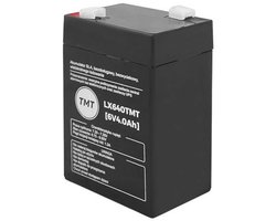 Gelbatterij - Loodaccu - onderhoudsvrij, lange levensduur, 6V 4Ah, LX640