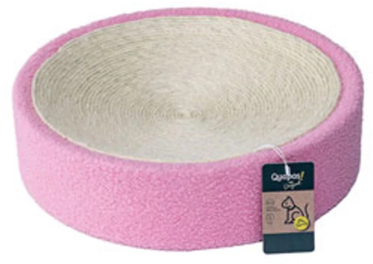 Quapas! Krabplank Pluche met Sisal Roze