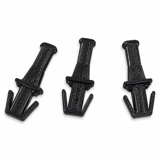 Reparatie Pin Set Geschikt voor Brabantia Touch Bin - Vervanging voor Drukmechanisme - Dekselsluiting Onderdeel - Duurzame Reparatie - Set van 3 - Zwart