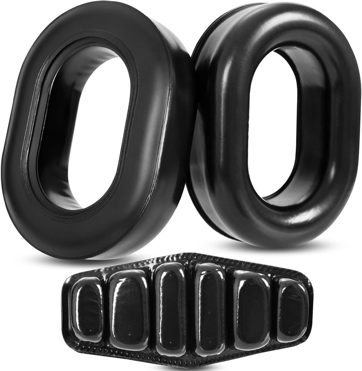 Vervangende Gel Oorkussens voor David Clark Hoofdtelefoons, Comfortabele Silicone Oorkussens voor H10-60, H10-13.4, H10-20, H10-30, H10-76, H10-13S - Verbeterde Geluidsisolatie en Comfort Upgrade